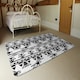 image 3 of Egyptian Eye Of Horus Heiroglyphs (Rug) Black | XL: 160x230cm