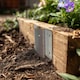 image 8 of Nicoman Metal Railway Sleepers Brackets For Garden & Driveway Edging | Silver