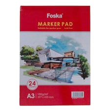 A3 24 Sheets Top Glued Open Marker Pad