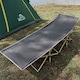 image 4 of Living and Home Portable Folding Camping bed - Grey 190cm | Grey | Portable/Travel