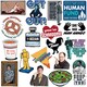 image 3 of Seinfeld Deluxe Stickers (Pack of 100) - Multicoloured - One Size