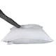 image 3 of Homescapes Goose Feather and Down Euro Continental Square Pillow Pair - 80cm x 80cm | White