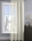 image 1 of Velosso Alessandria Sparkle Slot Top Voile Panel - 137cm x 122cm | Cream | Cream