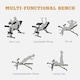 image 3 of HOMCOM Multi-Functional Sit-Up Dumbbell Weight Bench Adjustable Home Gym