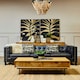 image 3 of Interiors by Premier Wood Bead Chandelier Brown