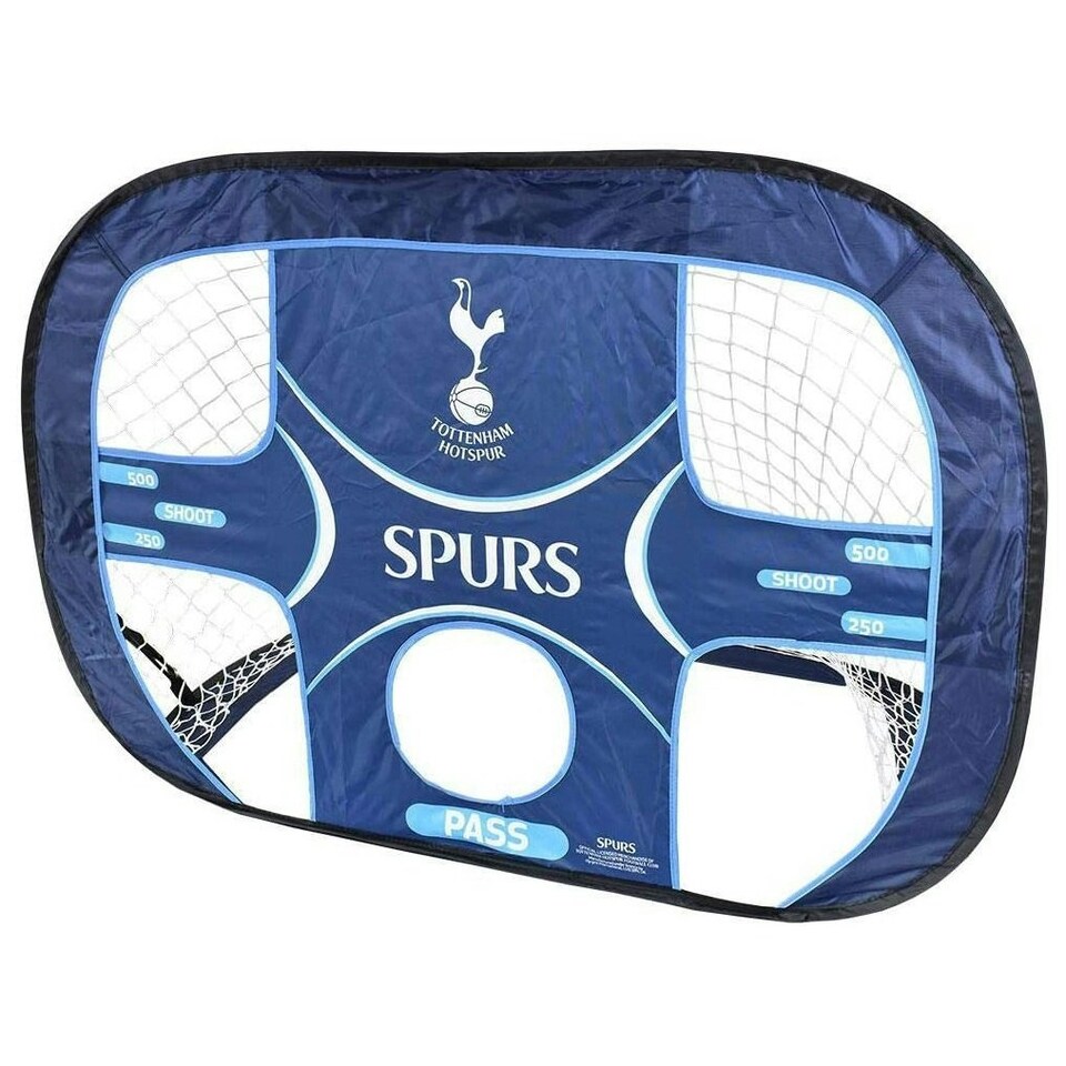image 1 of Tottenham Hotspur FC 2 in 1 Pop Up Football Goal - Navy/White - One Size