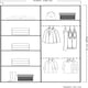 image 3 of Modern Wavy Sliding Mirror Wardrobe 120/150/180/203cm White/Black/Grey/Oak Brown | 120cm