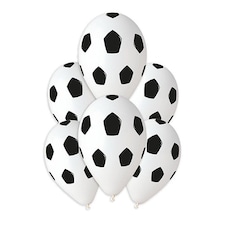 Football Latex Balloons 33cm / 13 in - Pack of 6