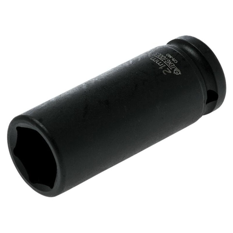 Teng Hexagon 6-point Deep Impact Socket - Multi Colour - 21mm