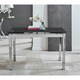image 2 of Furniturebox Enna Black Glass Extending Dining Table