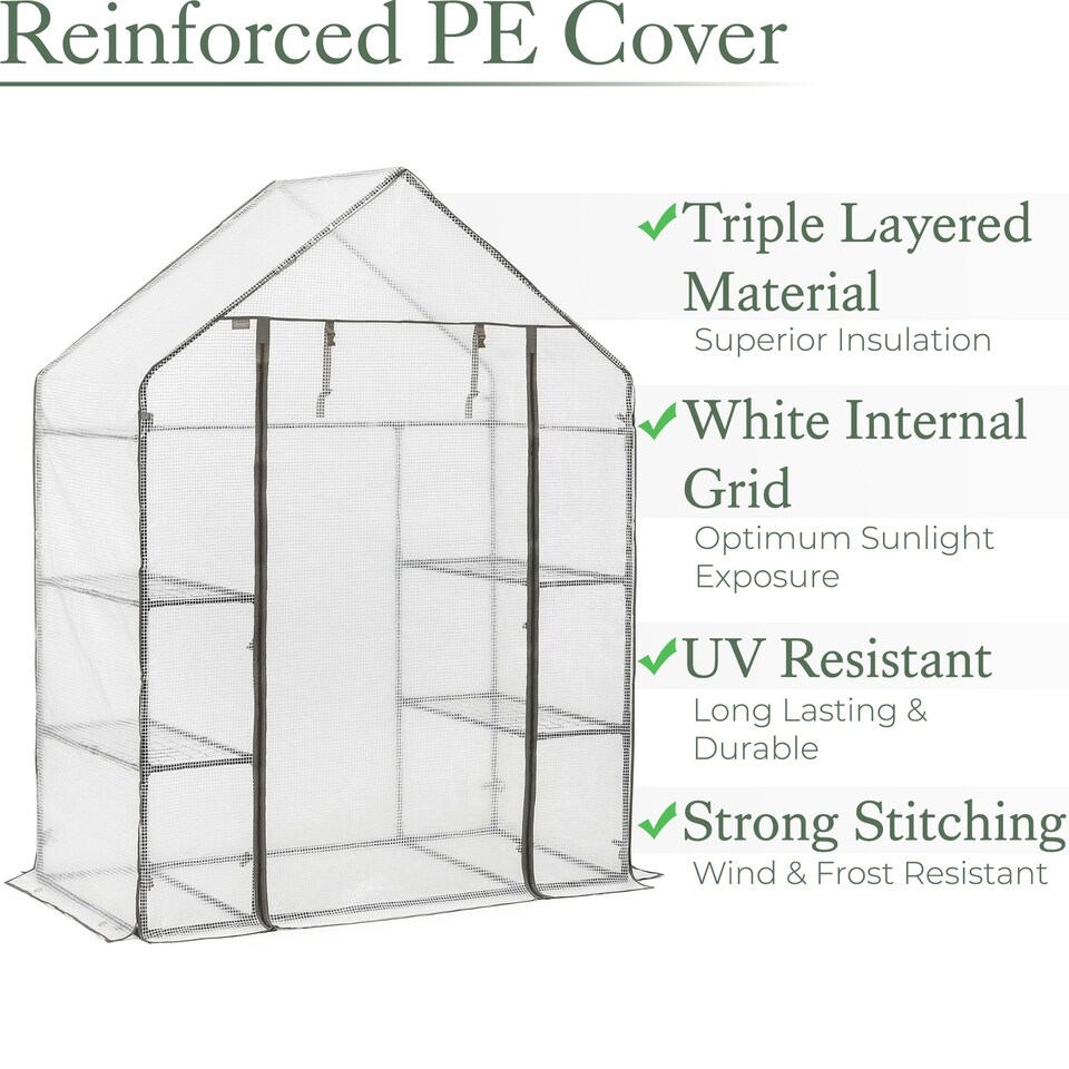 image 1 of Walk In Greenhouse Cover (Large)