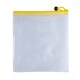 image 1 of Pack of 12 A5 Yellow PVC Mesh Zip Bags