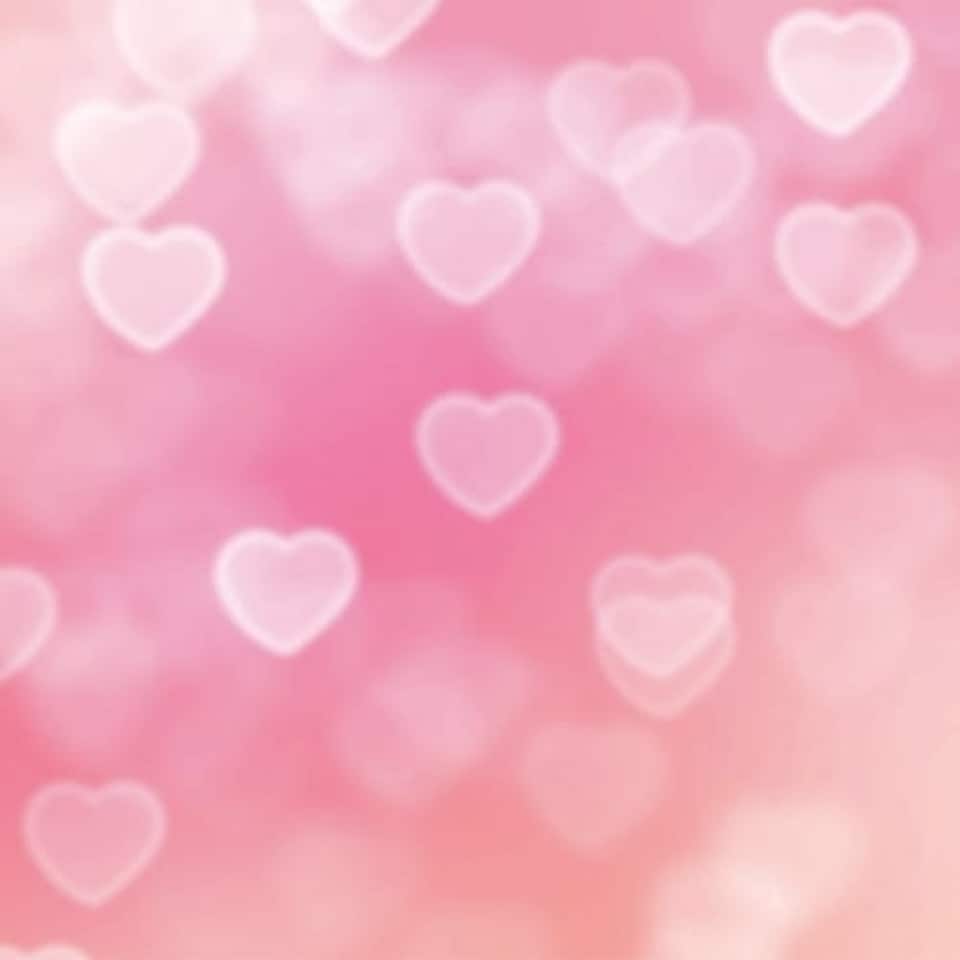 Hearts Pink Design Large PVC Cake Photography Backdrop 137cm x 90cm