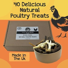 HugglePets Assorted Natural Poultry Dog Treat Box (40 pcs)