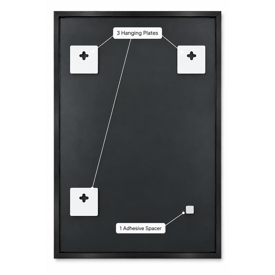 image 1 of Showerdrape Bayswarer Brushed Black Framed Rectangular Mirror 60x45cm