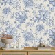 image 6 of Fine Decor FD43610 Isabella Floral Wallpaper, Blue