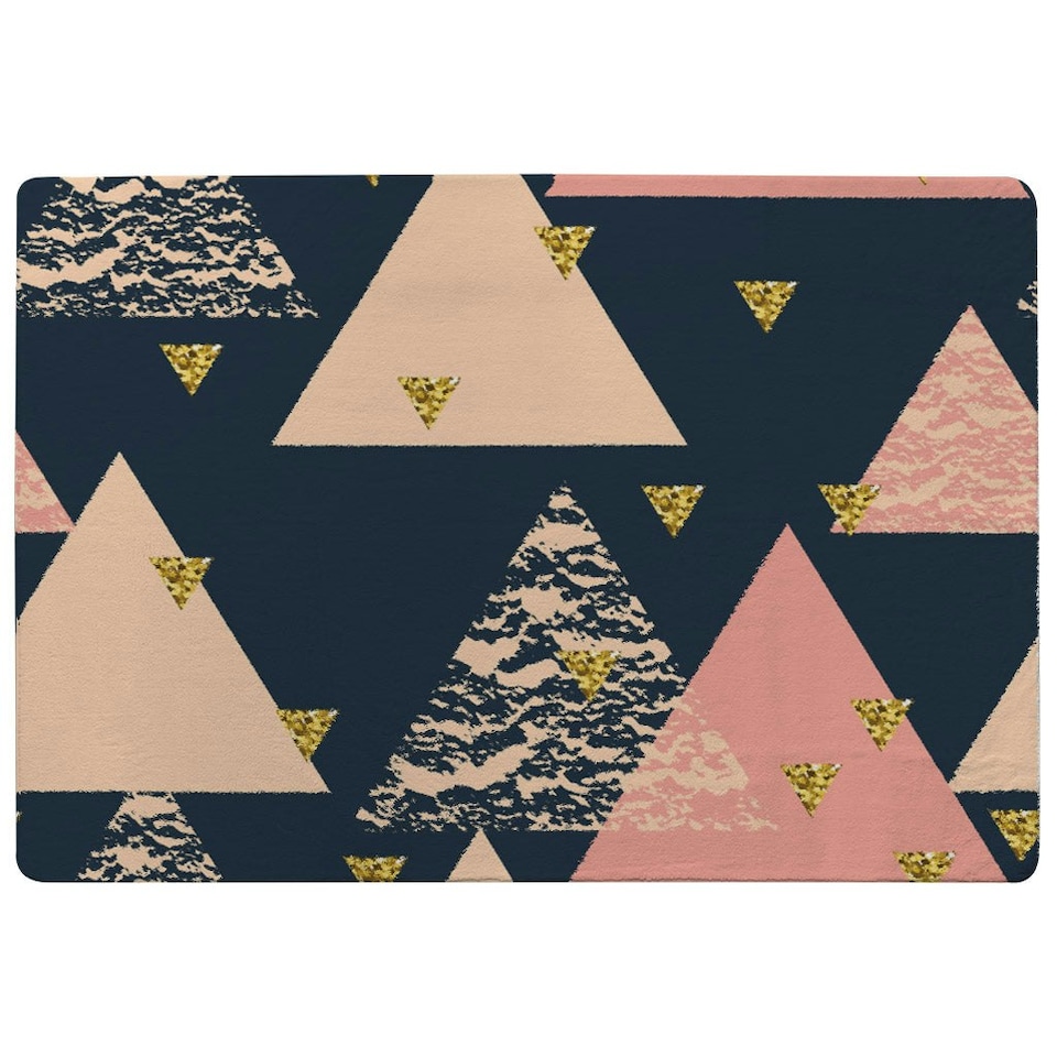 image 1 of Triangle Pattern (Rug) Multi | Medium: 80x150cm