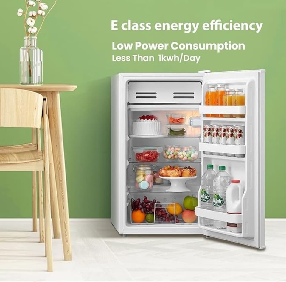 image 1 of Comfee 93 L Small Fridge with Cooler Box, White