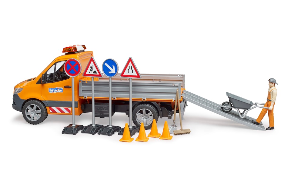 image 1 of Bruder MB Sprinter Municipal with driver, L S Module and access. Delivery Vehicle Playset