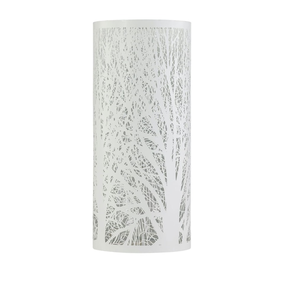 image 1 of Forest - White 26cm Woodland Table Lamp | White | Medium | 1