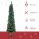 image 3 of HOMCOM 5.5FT Artificial Snow Dipped Christmas Tree Home Indoor Decoration Green