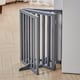 image 4 of Living and Home Wooden Foldable Freestanding 4 Panel Pet Gate - Grey