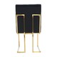image 5 of Set of 4 Siena Luxury Tufted Velvet Dining Chairs with Gold Frame & Legs - Modern Upholstered Accent Chair | Blue | Blue