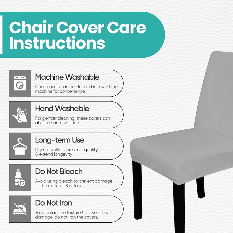 image 1 of Velvet Dining Chair Covers, Spandex High-Back Chair Slipcovers - 220GSM