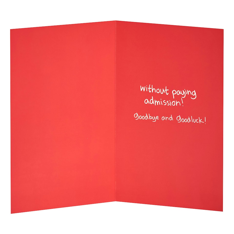 image 1 of Goodbye Card - You'Re Leaving Chimps