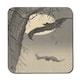 image 3 of 12 Piece Placemat And Coaster Set With Designer Artwork Wood Bottom