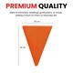 image 3 of Orange Colour Party Bunting 10m with 20 Pennants