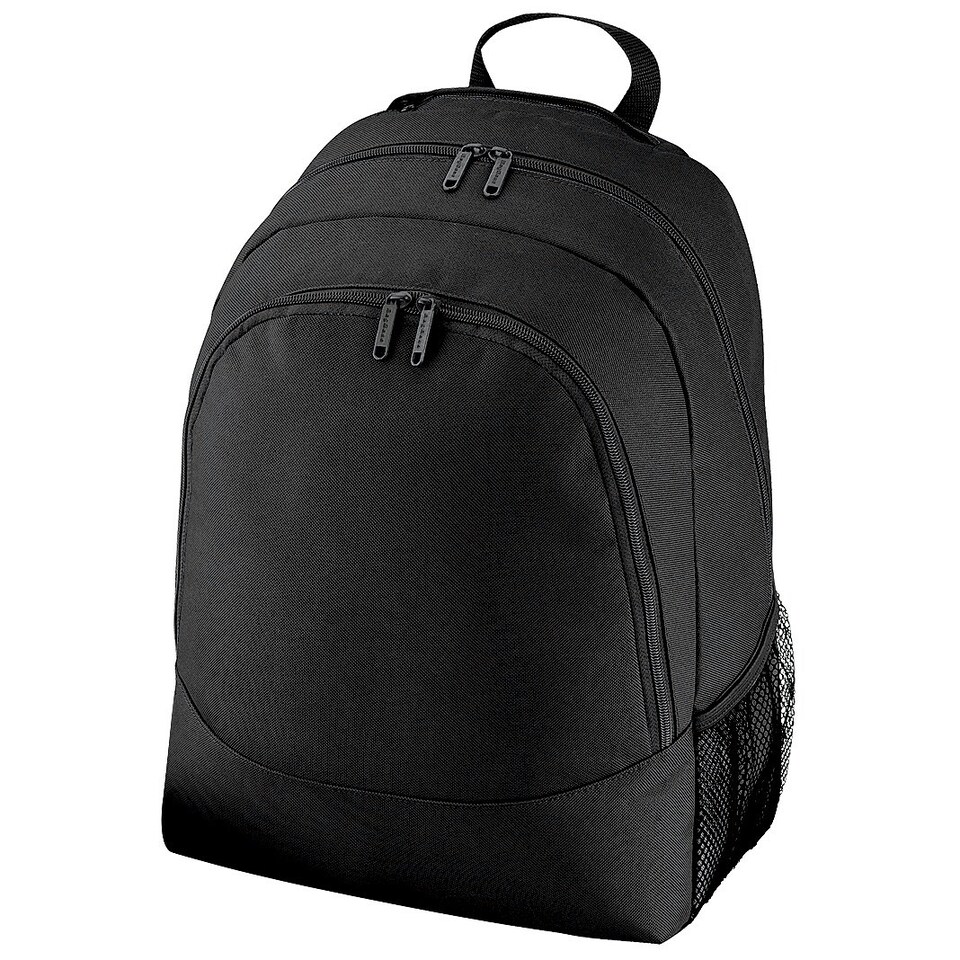 BagBase Plain Universal Backpack / Rucksack Bag (18 Litres) - Black - One Size
