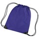 image 2 of Bagbase Premium Gymsac Water Resistant Bag (11 Litres) - Purple - One Size Purple | One Size