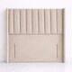 image 1 of Beige Linen Floorstanding Wing 3FT Single 54inch Single Headboard