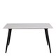image 2 of Wicklow Ceramic Dining Table in White