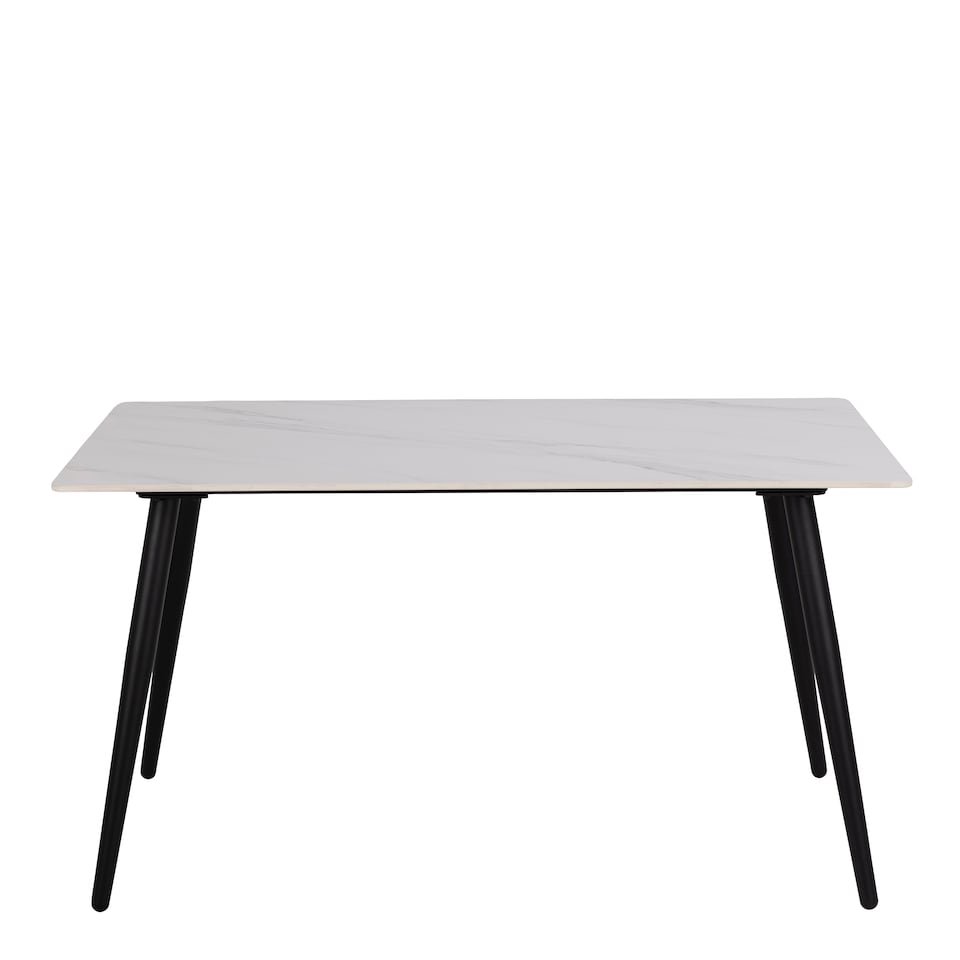 image 1 of Wicklow Ceramic Dining Table in White