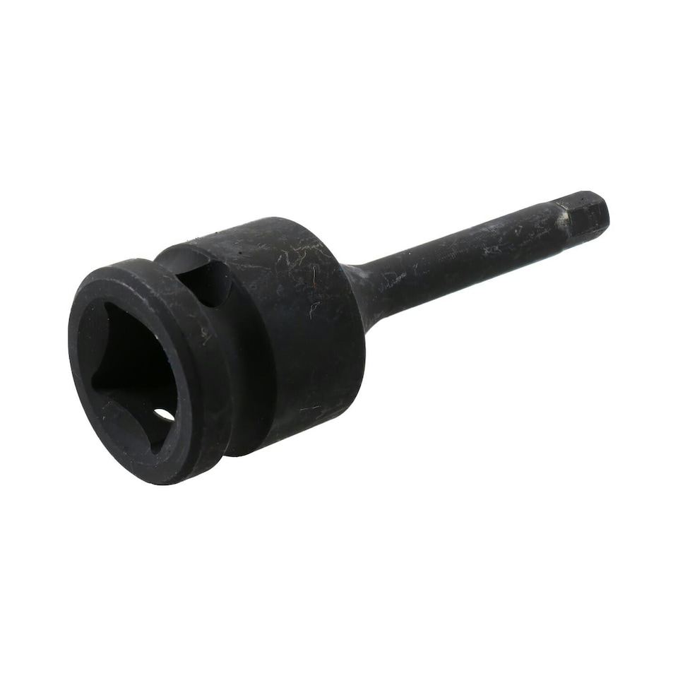 image 1 of 1/4" Deep Impact Hex Bit Socket 1/2" Drive 76mm Length Chrome Molybdenum Steel