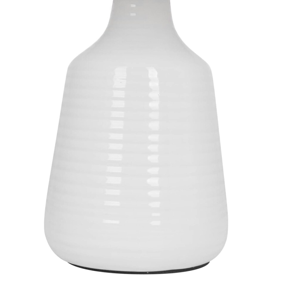 image 1 of First Choice Lighting Set of 2 Ripple 29cm White Lamps White | White