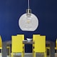 image 3 of Barnum - Clear Glass Globe with Chrome Pendant Fitting | Clear | Clear | 1
