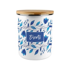 Blue Petals Extra Large Biscuit Tin