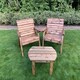 image 3 of Grand Twin Angled Chair with Coffee Table - W240 x D90 x H98 - Fully Assembled
