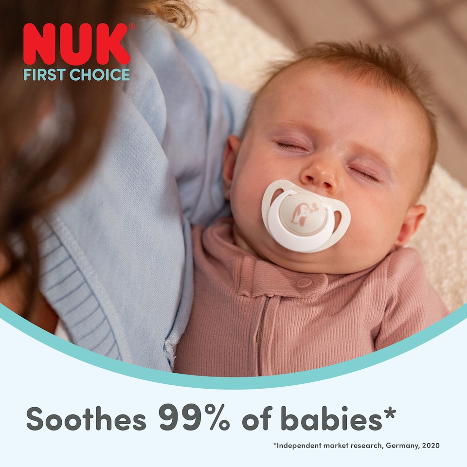 image 1 of Nuk First Choice Soother 0-6m 2 Pack