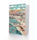 image 2 of Brighton Beach Warm Summer Day Colourful Travel Art Card