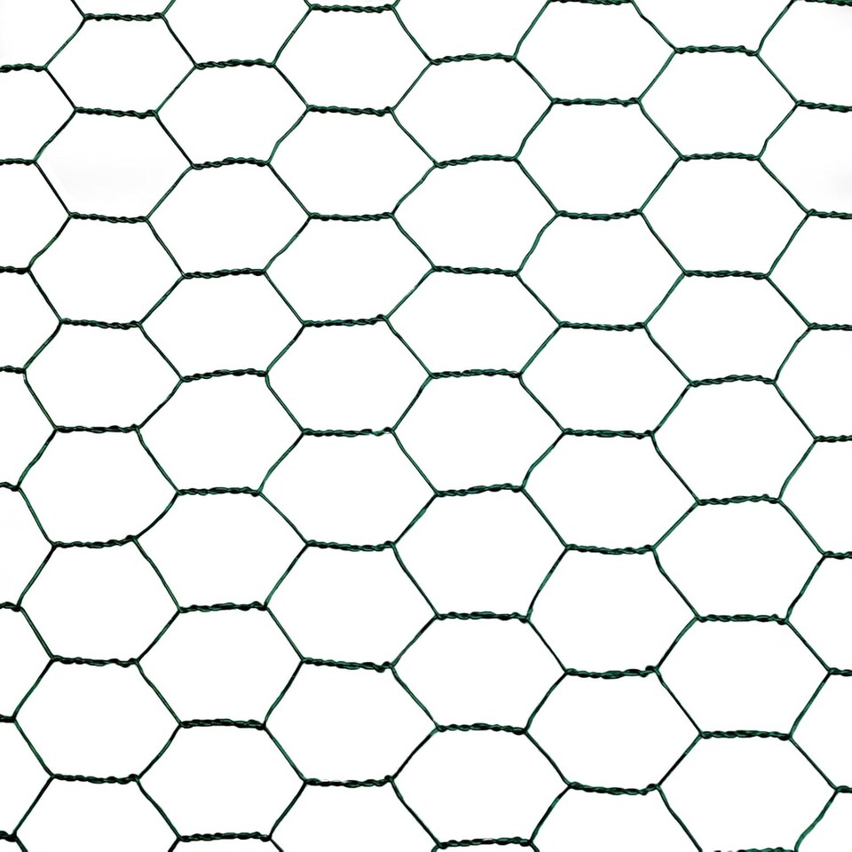 image 1 of Actiaspet PVC Coated Green Chicken Wire Mesh 60cm x 25m Rabbit Garden Fencing