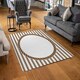 image 2 of Rope Border (Rug) Brown | Large: 140x200cm