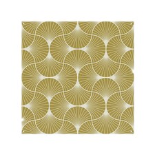 Geometric Shells Splash Back | White