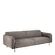 image 2 of Westham Set of 2 x 3 Seater Sofas in Fay Dusty Brown Fabric