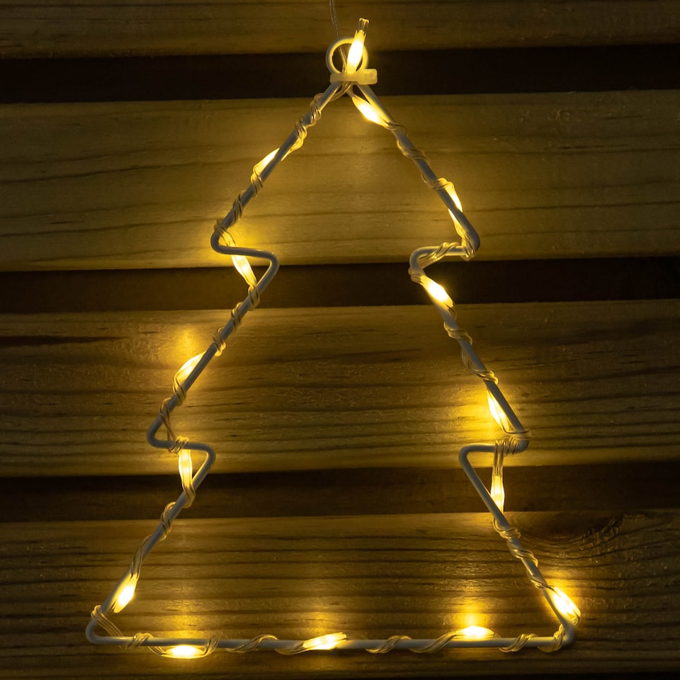 image 1 of 1.2m x 1.2m FlexiBrights Christmas Tree Curtain Lights with 258 Warm White LEDs