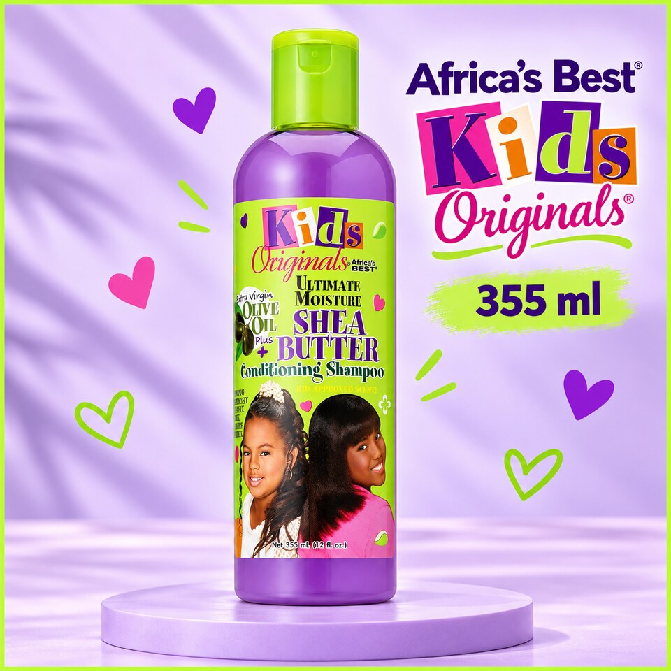 image 1 of Africas Best Kids Organics Shea Butter Conditioning Shampoo | Cream | 355ml | 1