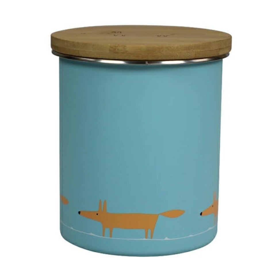 image 1 of Scion Living Mr Fox Storage Jar Single Print Blue